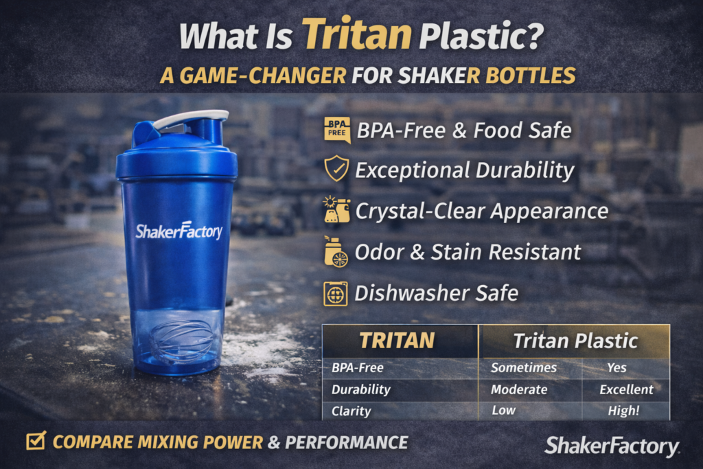 What Is Tritan Plastic? And Why It’s a Game-Changer for Shaker Bottles